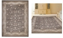 KM Home CLOSEOUT! 3810/0012/BROWN Gerola Brown 7'10" x 10'6" Area Rug